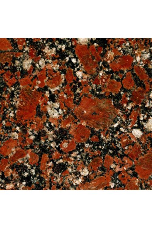 Гранит Капустинский Rosso Santiago - гранит красного цвета с крупными кристаллами